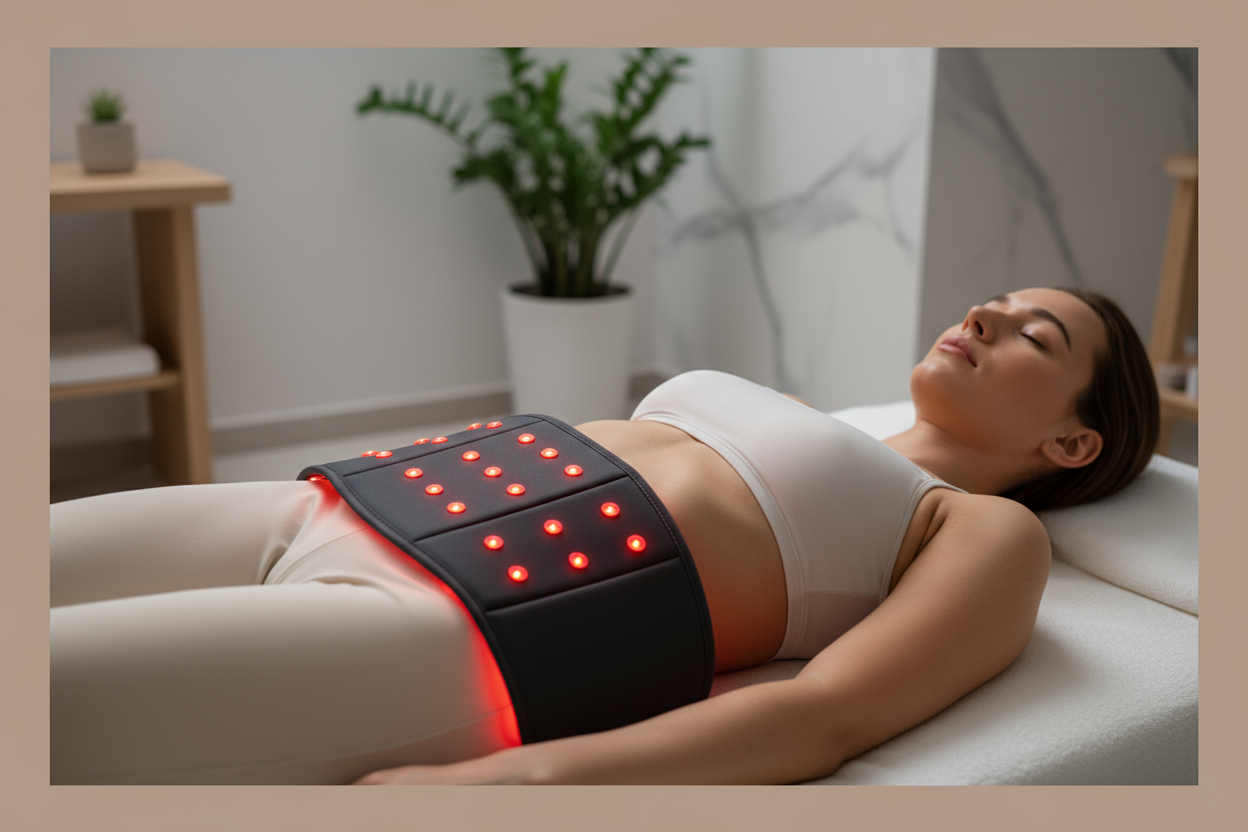 Red Light Therapy Belt European Promotional Banner